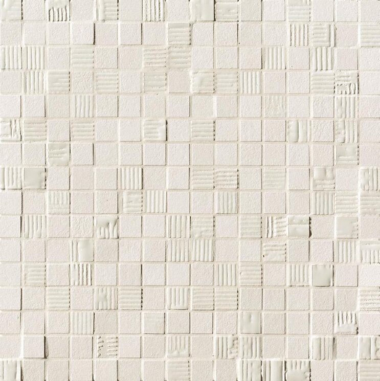 Мозаїка White Mosaico 30.5x30.5 Mat And More Fap з колекції Mat And More Fap Мозаїка White Mosaico 30.5x30.5 Mat And More Fap з колекції Mat And More Fap