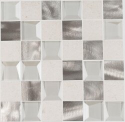Мозаїка Mosaico Marfil Mix 25x25 Keystone Saloni