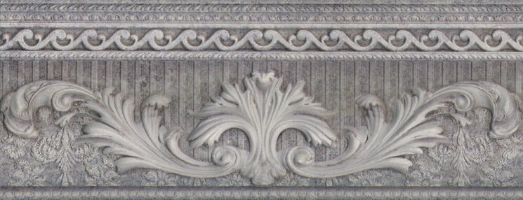 Бордюр (10x25) Ducale Grey Cenefa - Palazzo з колекції Palazzo Aparici