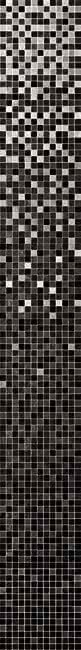 Мозаїка (248.8x31.1) 2002342 Markina Black - Shading Blends з колекції Shading Blends Onix Mosaico