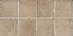 Декор (30x30) Patina Honey Brown in Relief - Tin Tiles Декор (30x30) Patina Honey Brown in Relief - Tin Tiles
