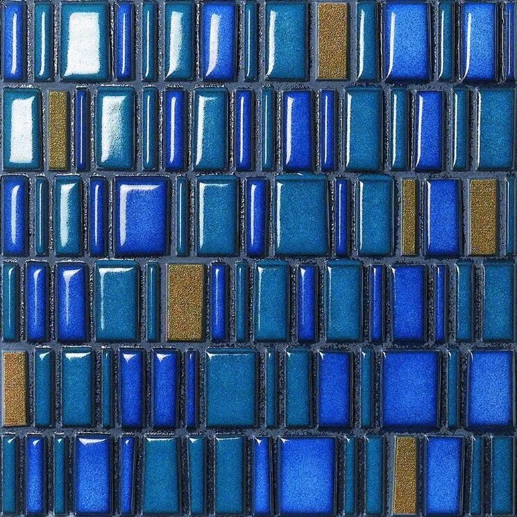 Мозаїка (30x30) 231325 Lowgoldblue - Le Murrine з колекції Le Murrine Settecento Мозаїка (30x30) 231325 Lowgoldblue - Le Murrine з колекції Le Murrine Settecento