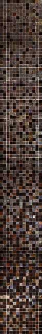 Мозаїка (248.8x31.1) 2002346 Brown Illusion - Shading Blends з колекції Shading Blends Onix Mosaico