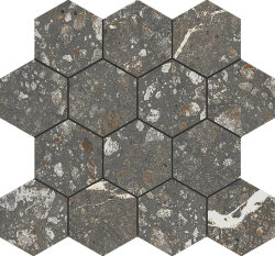Мозаїка Volcano Hexa Nero - 27x29 Volcano Мозаїка Volcano Hexa Nero - 27x29 Volcano