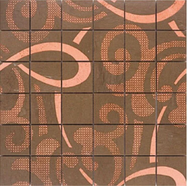Декор (30.5x30.5) Kimberly 50GF-copper - Charme з колекції Charme Lithos Mosaico