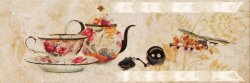 Декор Decor Tea Crema 10x30 Bonjour Monopole Декор Decor Tea Crema 10x30 Bonjour Monopole