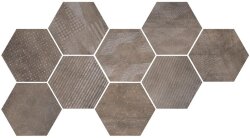 Декор Hexagon Freeport Brown 24x27.7 Docklands Cir Декор Hexagon Freeport Brown 24x27.7 Docklands Cir