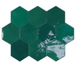 Плитка Emerald 10.8x12.4 Zellige Hexa Wow Плитка Emerald 10.8x12.4 Zellige Hexa Wow