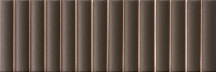 Плитка Coffee fluted - 10x30 MI3DFL08 3D Forms з колекції 3D Forms Micro Плитка Coffee fluted - 10x30 MI3DFL08 3D Forms з колекції 3D Forms Micro