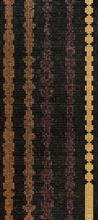 Мозаїка (291.2x129.4) Columns Brown A - Decori 20 з колекції Decori 20 Bisazza