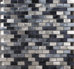 Мозаїка (30x30) 801087 Muretto 1,5X3Alluminio Mix Blu Navy(Argento/Azzurro/Blu Navy) - Alluminio Мозаїка (30x30) 801087 Muretto 1,5X3Alluminio Mix Blu Navy(Argento/Azzurro/Blu Navy) - Alluminio