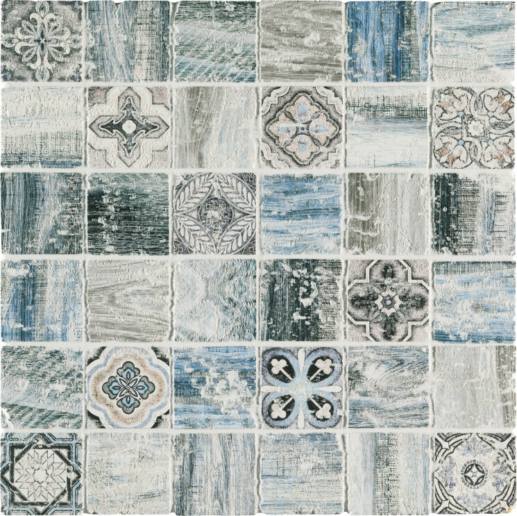 Мозаїка 30x30 0281/Flc06 Florenxe Light Blue - Florence з колекції Florence Boxer Мозаїка 30x30 0281/Flc06 Florenxe Light Blue - Florence з колекції Florence Boxer