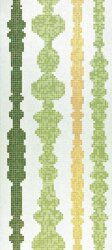Мозаїка (291.2x129.4) Columns Green B - Decori 20