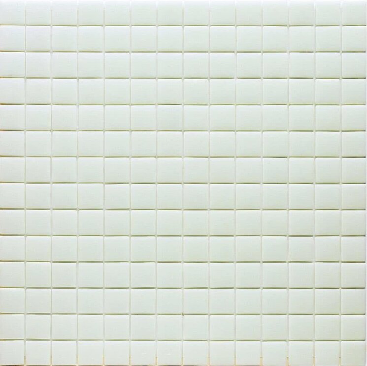 Мозаїка (33.3x33.3) Unicolor 103A Blanco Brillo 2.5*2.5 (mesh-mounted) - Unicolor з колекції Unicolor Hisbalit