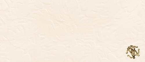 Декор Leaves Ivory Logo 32x75 Natural Roberto Cavalli з колекції Natural Roberto Cavalli Декор Leaves Ivory Logo 32x75 Natural Roberto Cavalli з колекції Natural Roberto Cavalli