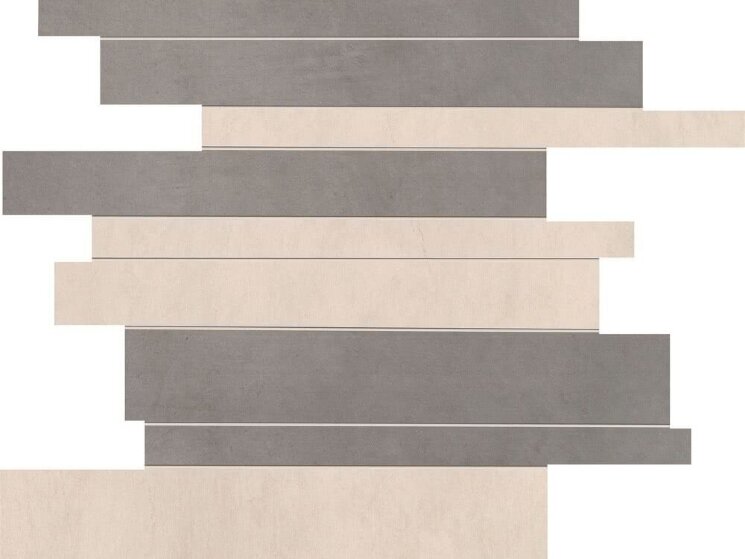 Мозаїка (30x30) LER09052 Mos. Brick Level Iv. Gr. Ret - Level з колекції Level ABK Мозаїка (30x30) LER09052 Mos. Brick Level Iv. Gr. Ret - Level з колекції Level ABK