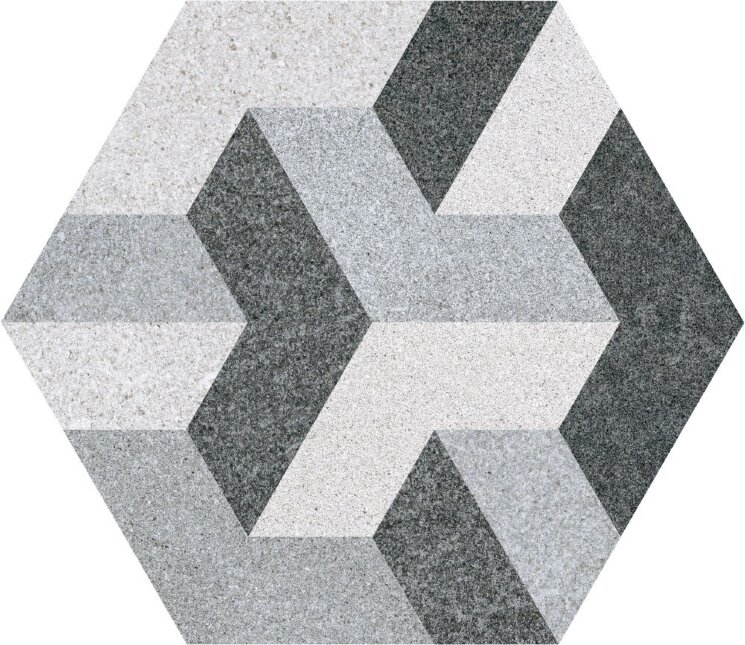 Декор (25x22) Hex 25 Dolomite Trio Hexagonal - Dolomite з колекції Dolomite Codicer 95