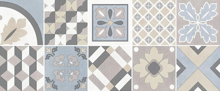 Плитка Roma Wall Decoro Maioliche - 25x60 HRWD01 Roma Wall з колекції Roma Wall Herberia Плитка Roma Wall Decoro Maioliche - 25x60 HRWD01 Roma Wall з колекції Roma Wall Herberia