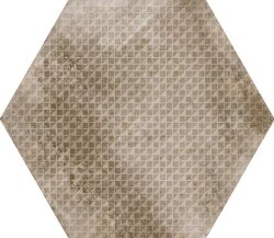 Плитка (29.2x25.4) 23602 Urban hexagon melange nut Eq-10D - Urban