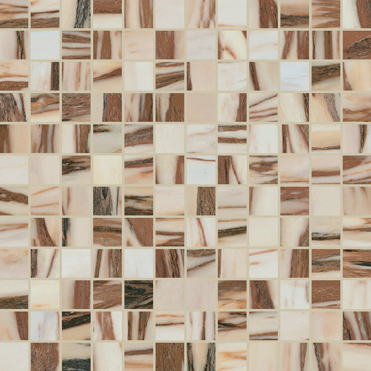 Мозаїка 30x30 Calacatta Copper Wa 01 Luc Mosaico 144 T - Wanderlast - AUE3 з колекції Wanderlast Mirage Мозаїка 30x30 Calacatta Copper Wa 01 Luc Mosaico 144 T - Wanderlast - AUE3 з колекції Wanderlast Mirage
