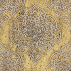 Декор (40x40) 650161 Persia Travertino Chiaro/Oro - Stone Jewels