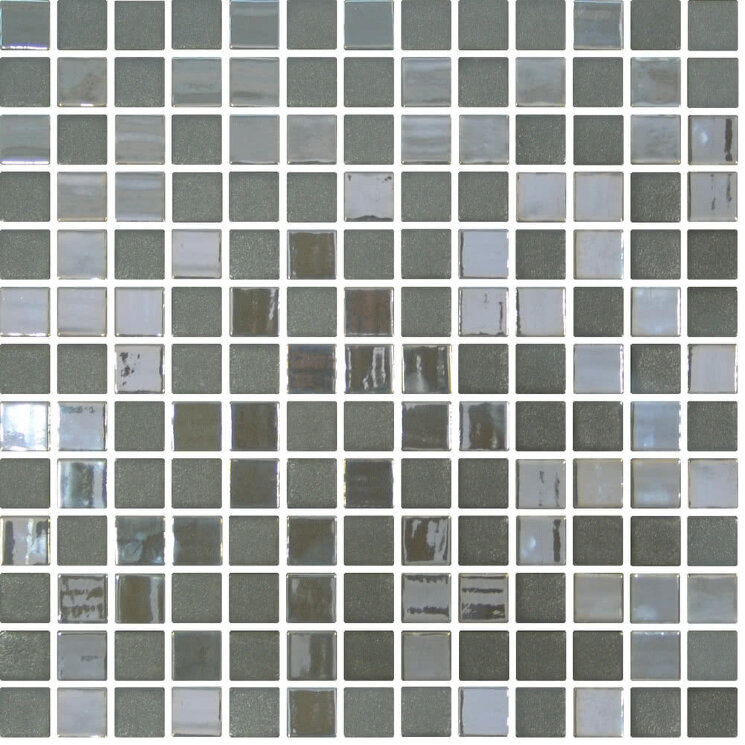 Мозаїка (31.1x31.1) 2002248 Stone Glass Opalo Gris - Stone Glass з колекції StoneGlass Onix Mosaico