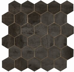 Мозаїка (30x30) Hexagono Acero Black - Acero