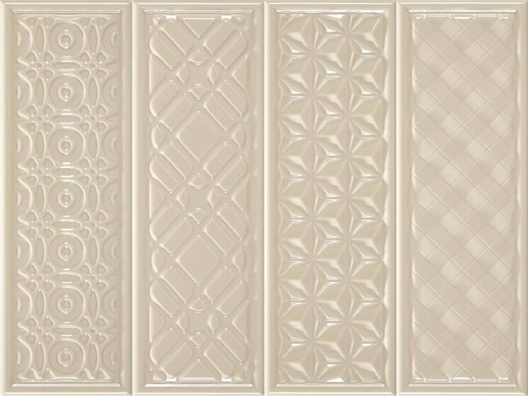 Декор Dec Geometry Crema 10x30 Garden Heralgi з колекції Garden Heralgi Декор Dec Geometry Crema 10x30 Garden Heralgi з колекції Garden Heralgi