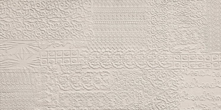 Декор (75x150) ME56 Rilievi Bianco R - Arte Pura з колекції Arte Pura Refin