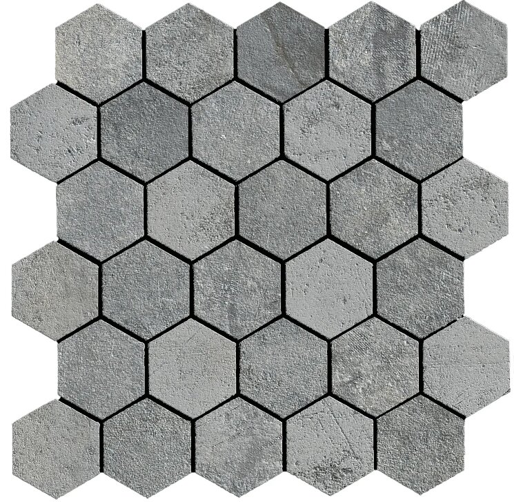 Мозаїка 28x29 154311 Silver esagona nat rett La Fabbrica Jungle Stone з колекції Jungle Stone La Fabbrica Мозаїка 28x29 154311 Silver esagona nat rett La Fabbrica Jungle Stone з колекції Jungle Stone La Fabbrica