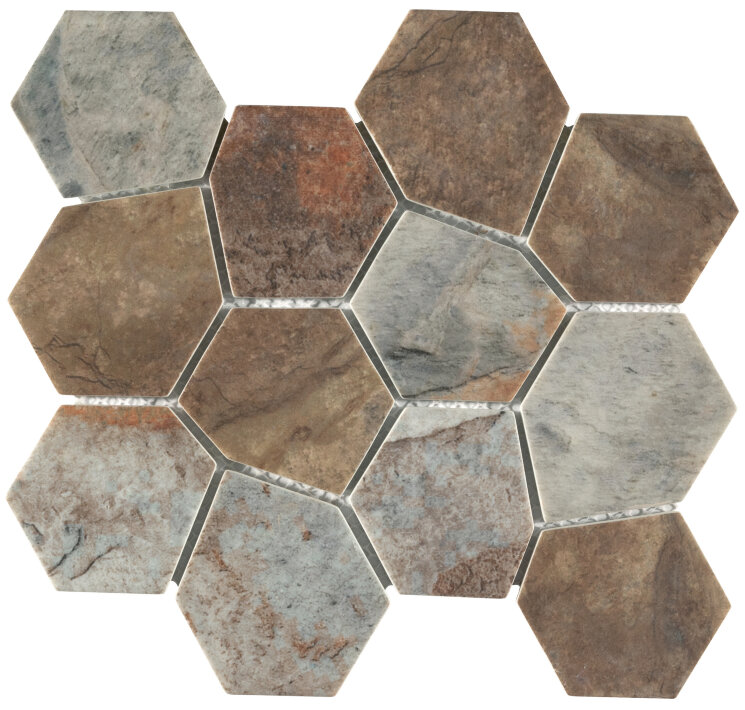 Мозаїка 22,5x26 0313/Sfr30 Safari Rust - Safari з колекції Safari Boxer Мозаїка 22,5x26 0313/Sfr30 Safari Rust - Safari з колекції Safari Boxer