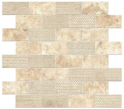 Декор Aix Blanc Minibrick Tumbled 9AKB Декор Aix Blanc Minibrick Tumbled 9AKB