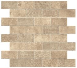 Декор Aix Beige Minibrick Tumbled 9AKE Декор Aix Beige Minibrick Tumbled 9AKE