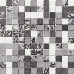 Мозаїка (31.6x31.6) 7954 Metal Grey Matt - Ink