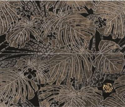 Панно Black Decoro Monstera Modulo Logo C+D 64x75 Natural Roberto Cavalli з колекції Natural Roberto Cavalli Панно Black Decoro Monstera Modulo Logo C+D 64x75 Natural Roberto Cavalli з колекції Natural Roberto Cavalli