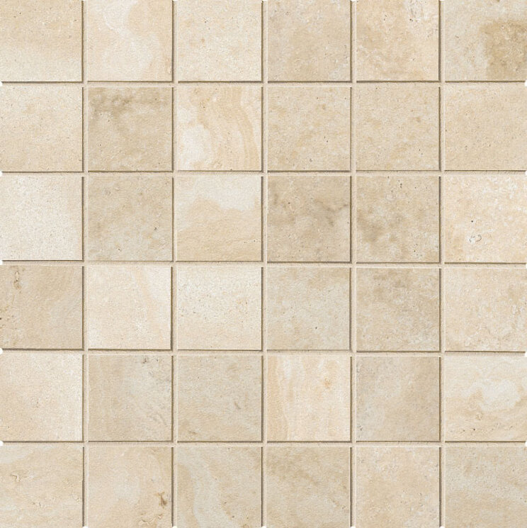 Мозаїка (30x30) G100SM0 Carac. Avorio Mos.5X5 - Caracalla з колекції Caracalla Vallelunga Мозаїка (30x30) G100SM0 Carac. Avorio Mos.5X5 - Caracalla з колекції Caracalla Vallelunga