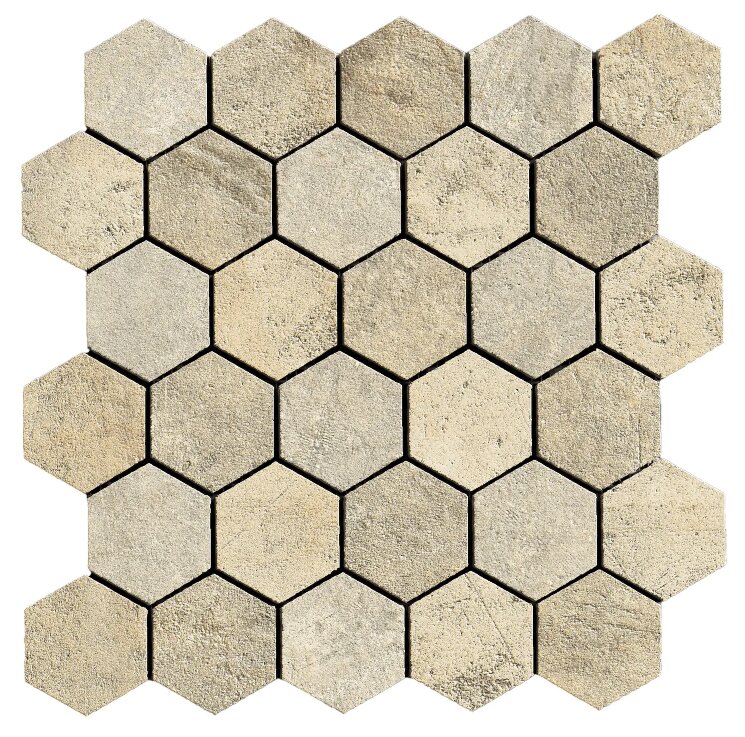 Мозаїка 28x29 154314 Desert esagona nat rett La Fabbrica Jungle Stone з колекції Jungle Stone La Fabbrica Мозаїка 28x29 154314 Desert esagona nat rett La Fabbrica Jungle Stone з колекції Jungle Stone La Fabbrica
