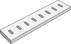 Решітка REJILLA FONDANT CUERO - 10x20 PT03660 Fondant Решітка REJILLA FONDANT CUERO - 10x20 PT03660 Fondant