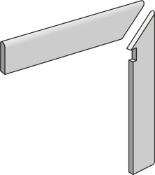 Плінтус 4,8x60 Grey Battiscala(Dx) Matt - Legarage - 81967 Плінтус 4,8x60 Grey Battiscala(Dx) Matt - Legarage - 81967