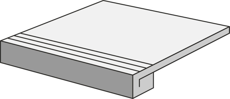 Сходинка 75x75 Tanum Gradone Straight Bone-Tanum з колекції Tanum Argenta Сходинка 75x75 Tanum Gradone Straight Bone-Tanum з колекції Tanum Argenta