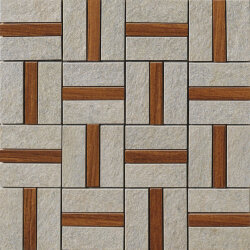 Мозаїка (30x30) PGZBK35 Mos Bio Wood Spaz Grigia - Bioarch Мозаїка (30x30) PGZBK35 Mos Bio Wood Spaz Grigia - Bioarch