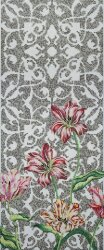 Мозаїка (290.5x120.5) Tulips Grey C - Decori in Tecnica Artistica