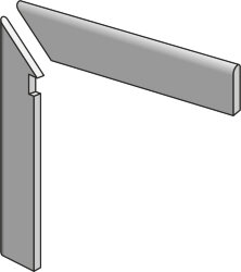 Плінтус 4,8x60 Ivory Battiscala(Sx) Matt - Legarage - 81973 Плінтус 4,8x60 Ivory Battiscala(Sx) Matt - Legarage - 81973