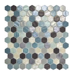 Мозаїка (31.9x29) 2002955 Hex Blend Aquamarine - Hexagon Blends