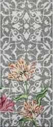 Мозаїка (290.5x120.5) Tulips Grey D - Decori in Tecnica Artistica