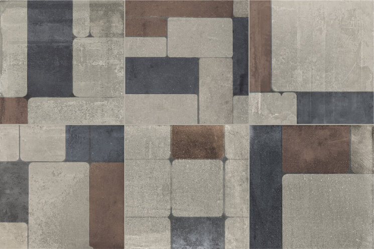 Плитка (80x80) TOK008 Toka Decoro Chart Cliff Nat.Rett. - Toka з колекції Toka Fondovalle Плитка (80x80) TOK008 Toka Decoro Chart Cliff Nat.Rett. - Toka з колекції Toka Fondovalle