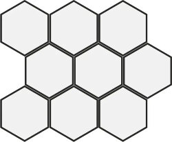 Мозаїка Legame Mos Hexa Grey - 25.2x29.2 B71346 Legame Мозаїка Legame Mos Hexa Grey - 25.2x29.2 B71346 Legame