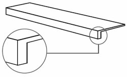 Сходинка Gradone Top Silver 32x120 Concrea Ariana Сходинка Gradone Top Silver 32x120 Concrea Ariana