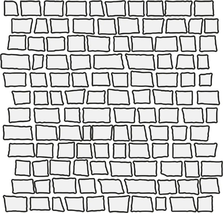 Мозаїка Blend Stone Brick Grey Lapp Matt - 30x30 B71440 Blend з колекції Blend Bottega Мозаїка Blend Stone Brick Grey Lapp Matt - 30x30 B71440 Blend з колекції Blend Bottega