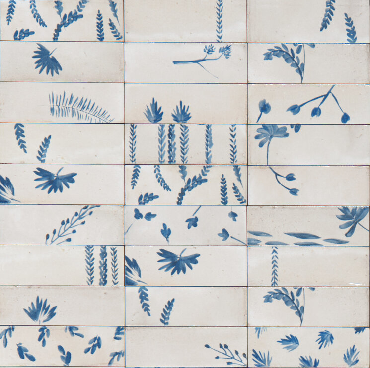 Плитка 5x15 Rice Natural Decoro Leaf Lux - Rice - M96U з колекції Rice Marazzi Плитка 5x15 Rice Natural Decoro Leaf Lux - Rice - M96U з колекції Rice Marazzi